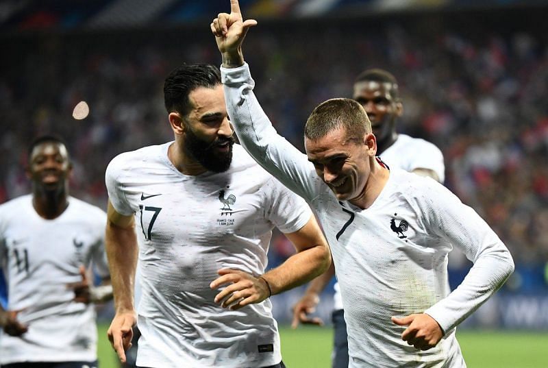 Griezmann was at the heart of most of France's attacks